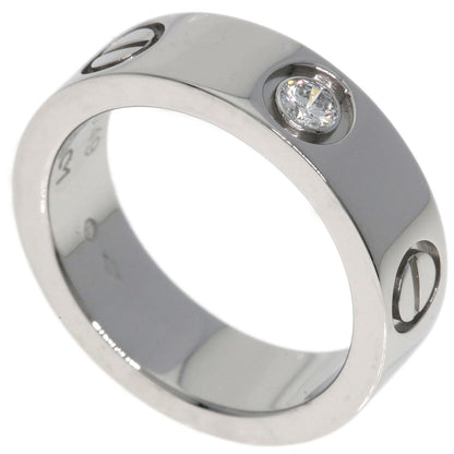 CARTIER   Ring love ring 1P Diamond #49 Platinum PT950 Ladies