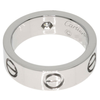 CARTIER   Ring love ring 1P Diamond #49 Platinum PT950 Ladies