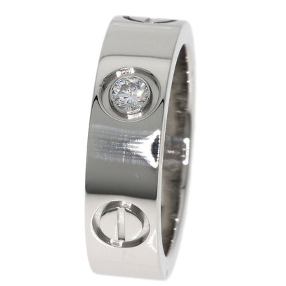 CARTIER   Ring love ring 1P Diamond #49 Platinum PT950 Ladies