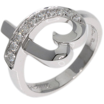 TIFFANY&Co. Loving Heart Diamond Ring K18 White Gold Ladies [Used]