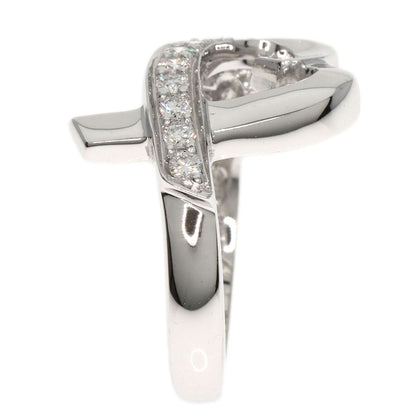 TIFFANY&Co. Loving Heart Diamond Ring K18 White Gold Ladies [Used]