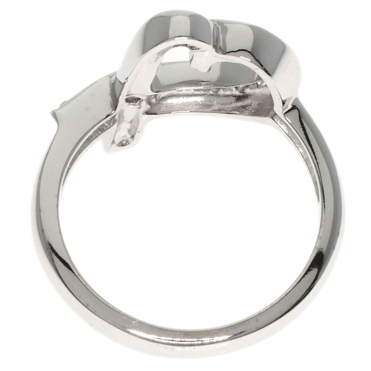 TIFFANY&Co. Loving Heart Diamond Ring K18 White Gold Ladies [Used]