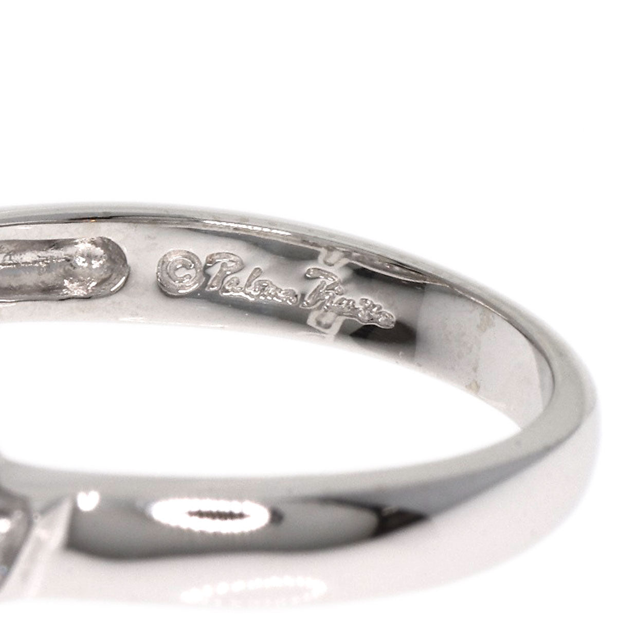 TIFFANY&Co. Loving Heart Diamond Ring K18 White Gold Ladies [Used]