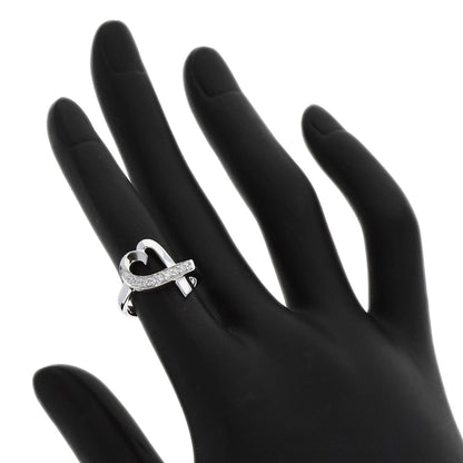 TIFFANY&Co. Loving Heart Diamond Ring K18 White Gold Ladies [Used]