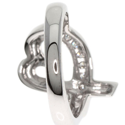 TIFFANY&Co. Loving Heart Diamond Ring K18 White Gold Ladies [Used]