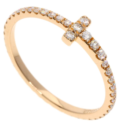 TIFFANY&Co.   Ring TWire Diamond K18 Pink Gold Ladies