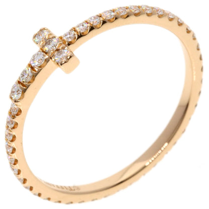 TIFFANY&Co.   Ring TWire Diamond K18 Pink Gold Ladies