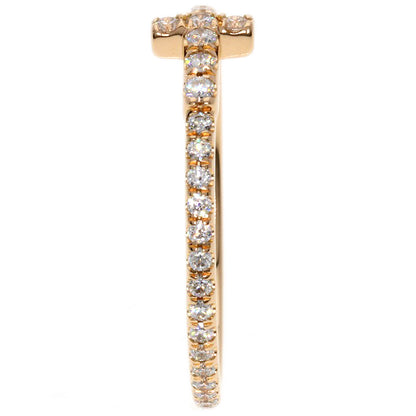 TIFFANY&Co.   Ring TWire Diamond K18 Pink Gold Ladies