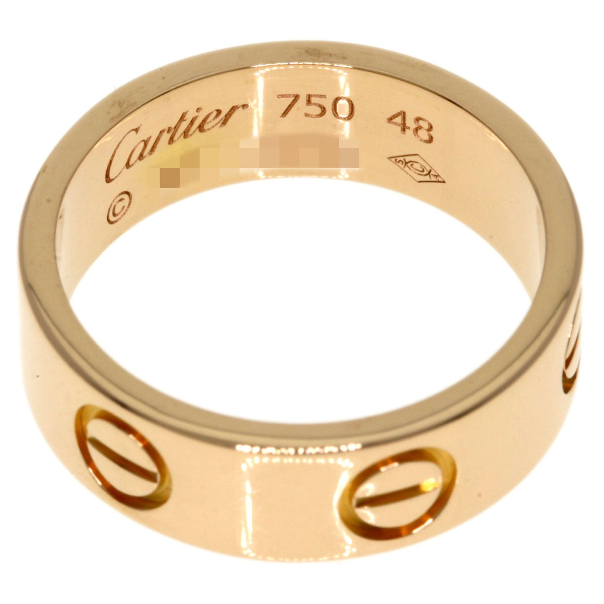 CARTIER   Ring love ring #48 K18 Pink Gold Ladies