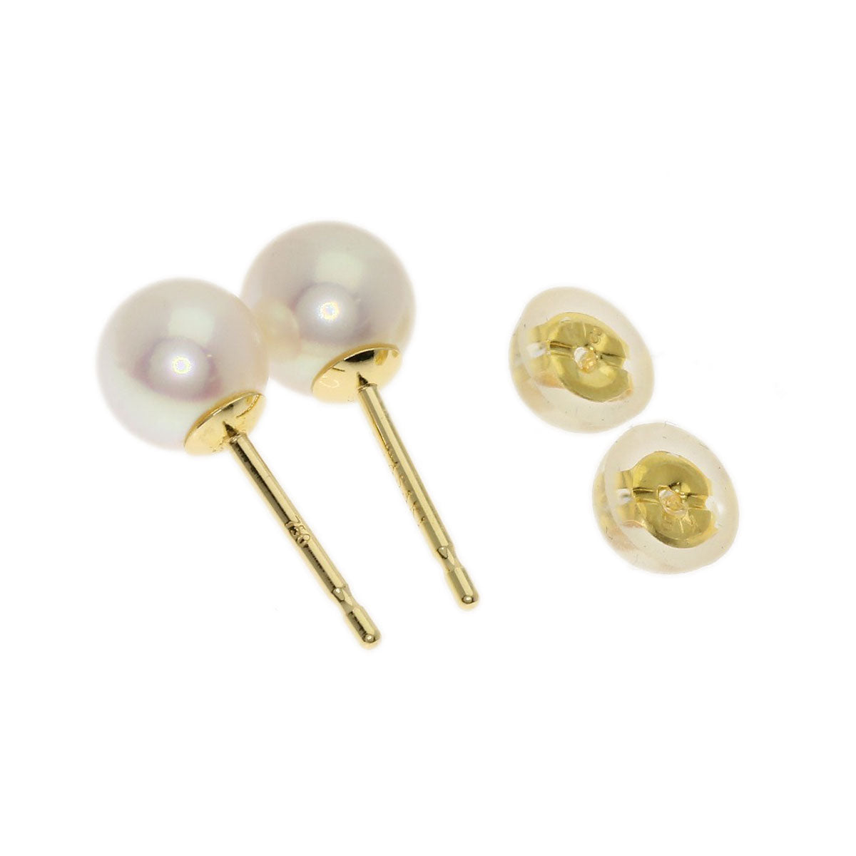 TASAKI Pearl Pearl earring K18 Yellow Gold Ladies [Used]