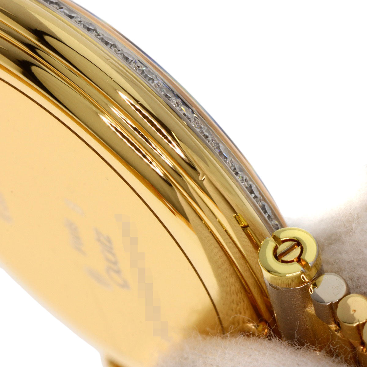 CARTIER VLC Louis Cartier Vendome LM Diamond Watches K18 Yellow Gold/K18 three color Ladies