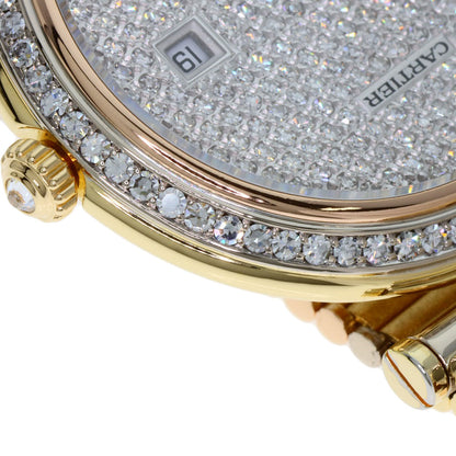 CARTIER VLC Louis Cartier Vendome LM Diamond Watches K18 Yellow Gold/K18 three color Ladies