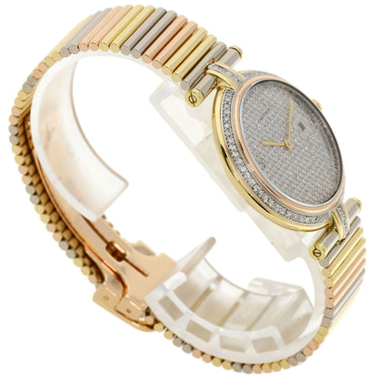 CARTIER VLC Louis Cartier Vendome LM Diamond Watches K18 Yellow Gold/K18 three color Ladies