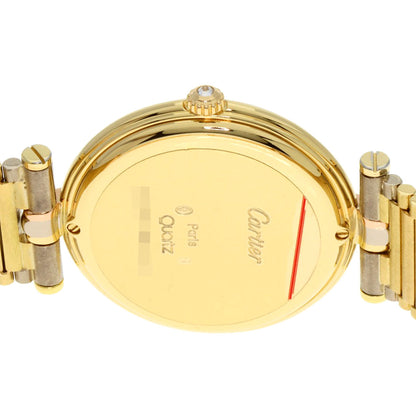 CARTIER VLC Louis Cartier Vendome LM Diamond Watches K18 Yellow Gold/K18 three color Ladies