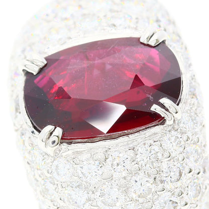 2.54ct Diamond Ruby Ring Platinum PT900  16.6g　Ladies