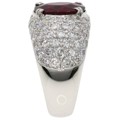 2.54ct Diamond Ruby Ring Platinum PT900  16.6g　Ladies