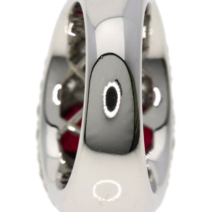 2.54ct Diamond Ruby Ring Platinum PT900  16.6g　Ladies