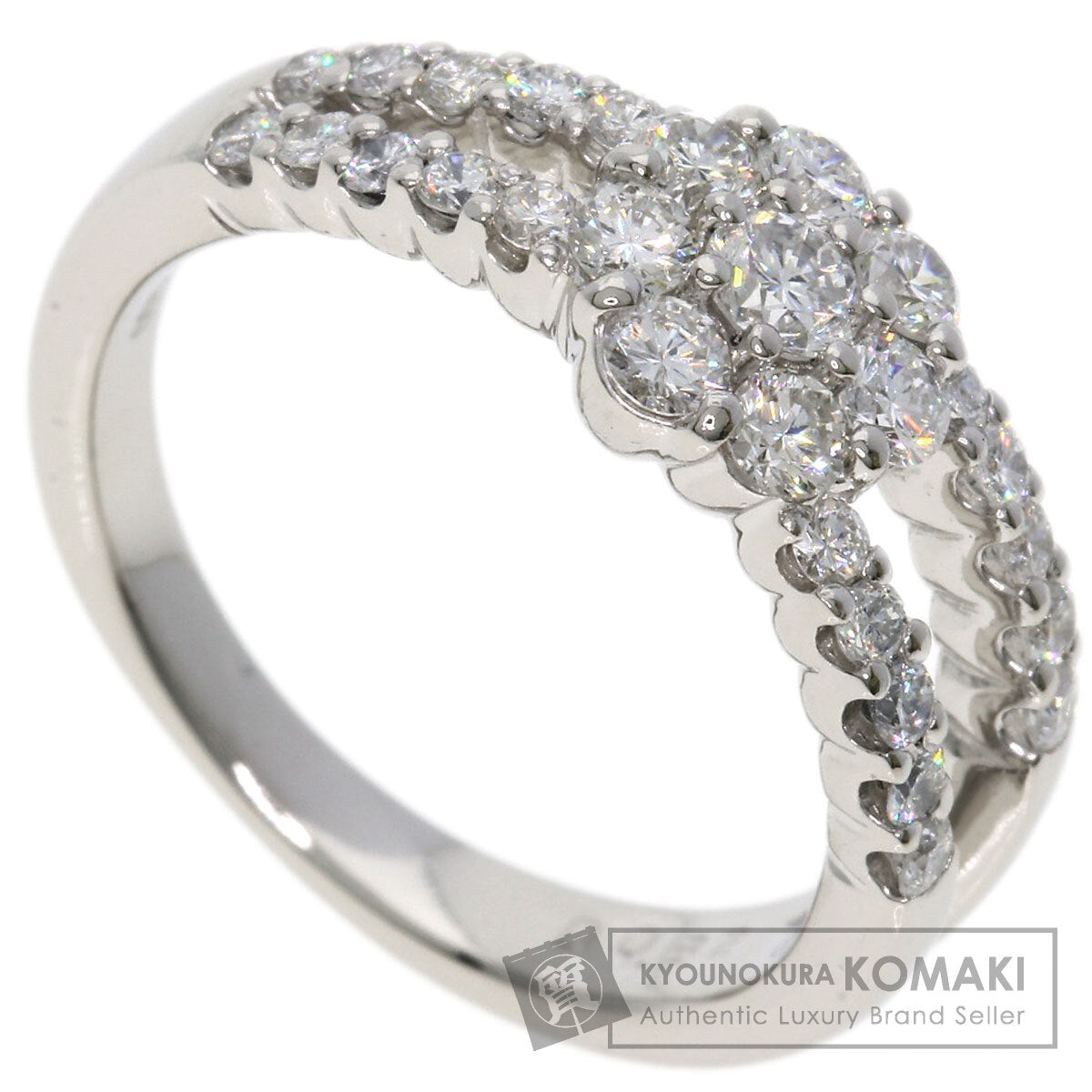 0.82ct Diamond Ring Platinum PT900 6.8g　Ladies