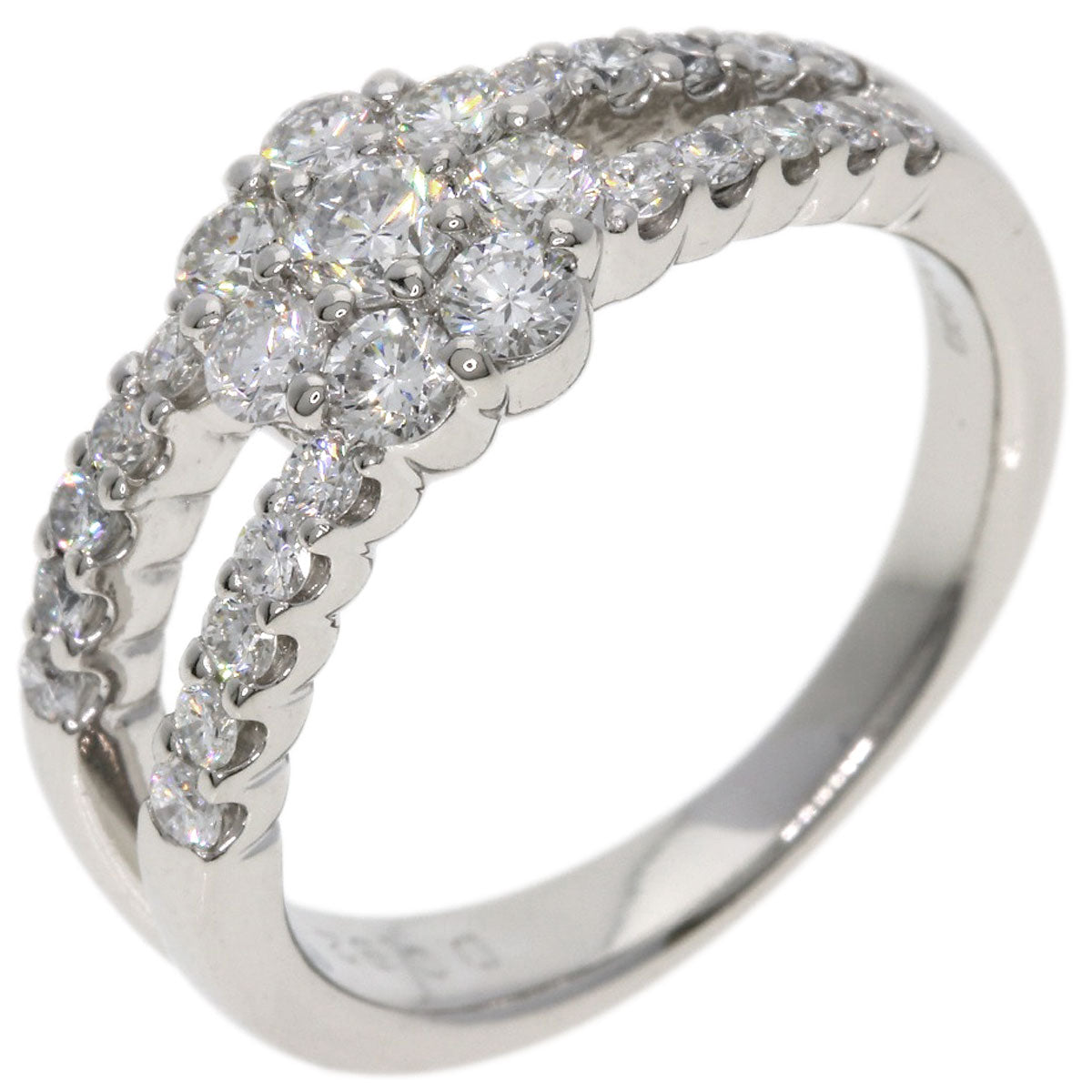 0.82ct Diamond Ring Platinum PT900 6.8g　Ladies
