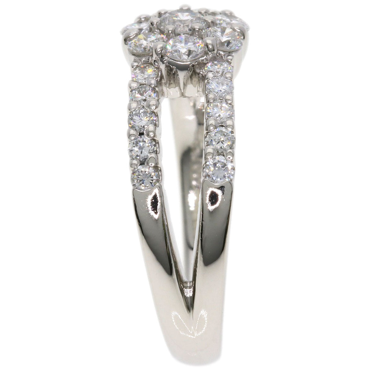 0.82ct Diamond Ring Platinum PT900 6.8g　Ladies