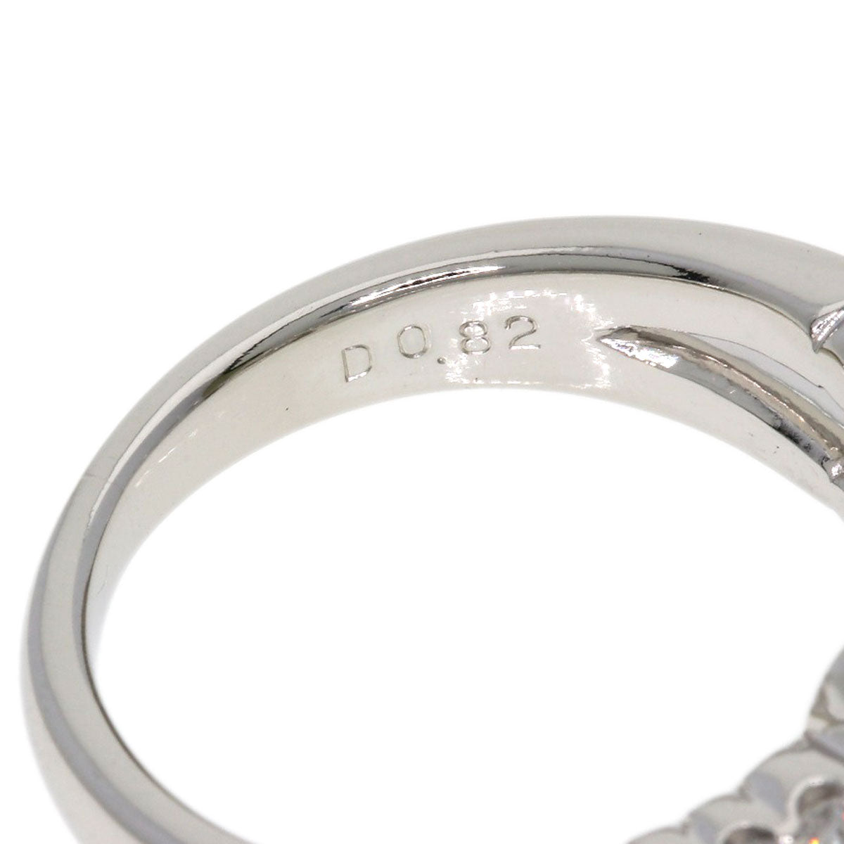 0.82ct Diamond Ring Platinum PT900 6.8g　Ladies