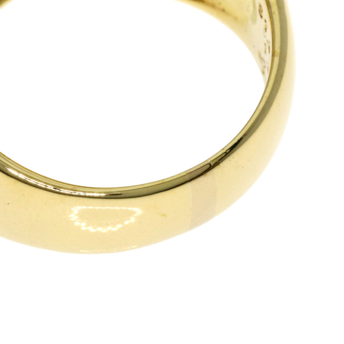 Jeunet Yellow sapphire Diamond Ring K18 Yellow Gold Ladies [Used]