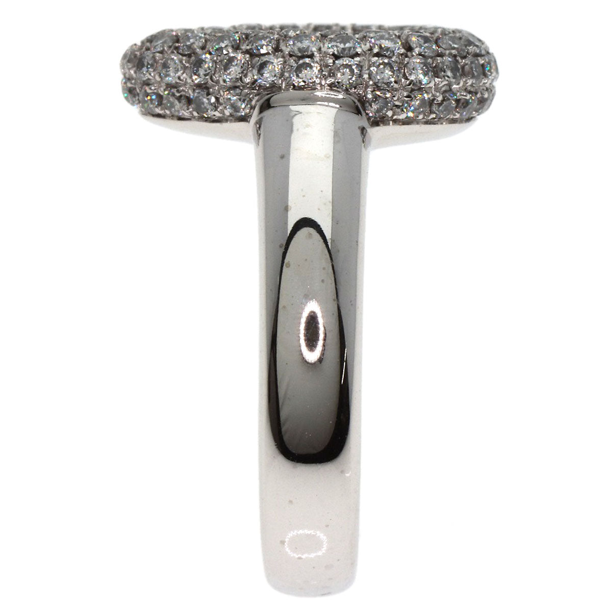 0.67ct Blue Topaz Diamond Ring K18 White Gold 9.8g　Ladies