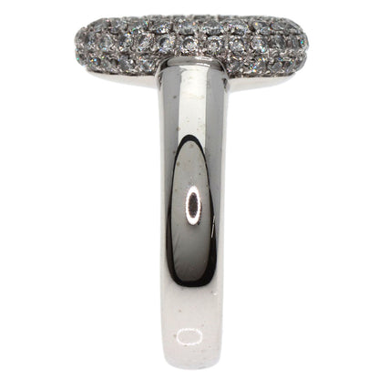 0.67ct Blue Topaz Diamond Ring K18 White Gold 9.8g　Ladies