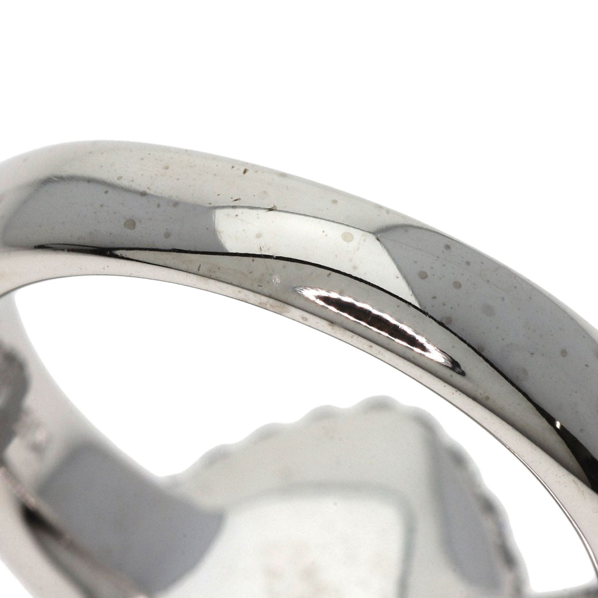 0.67ct Blue Topaz Diamond Ring K18 White Gold 9.8g　Ladies