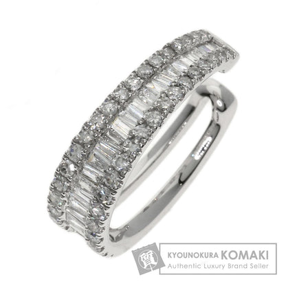 0.55ct Ear cuff Diamond Earring Platinum PT950 3g　Ladies