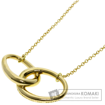 TIFFANY&Co.   Necklace Double roof K18 Yellow Gold Ladies