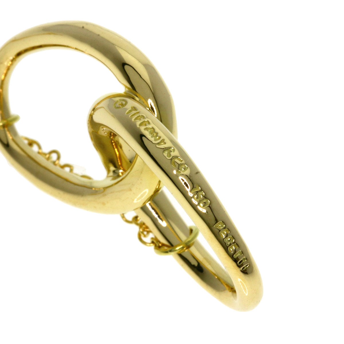 TIFFANY&Co.   Necklace Double roof K18 Yellow Gold Ladies