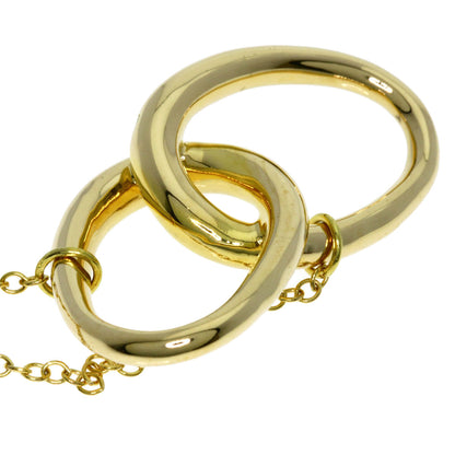 TIFFANY&Co.   Necklace Double roof K18 Yellow Gold Ladies