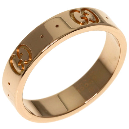 GUCCI   Icon # 10 Ring  K18 Pink Gold Ladies [Used]