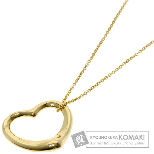 TIFFANY&Co.   Necklace Open heart K18 Yellow Gold Ladies