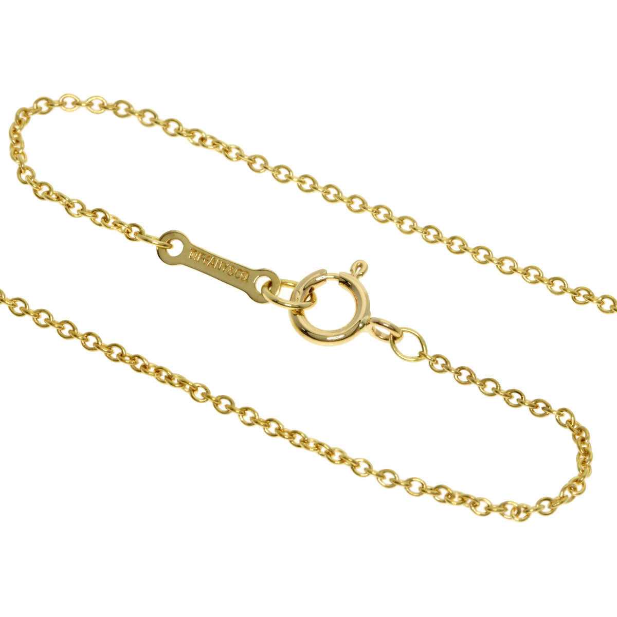 TIFFANY&Co.   Necklace Open heart K18 Yellow Gold Ladies