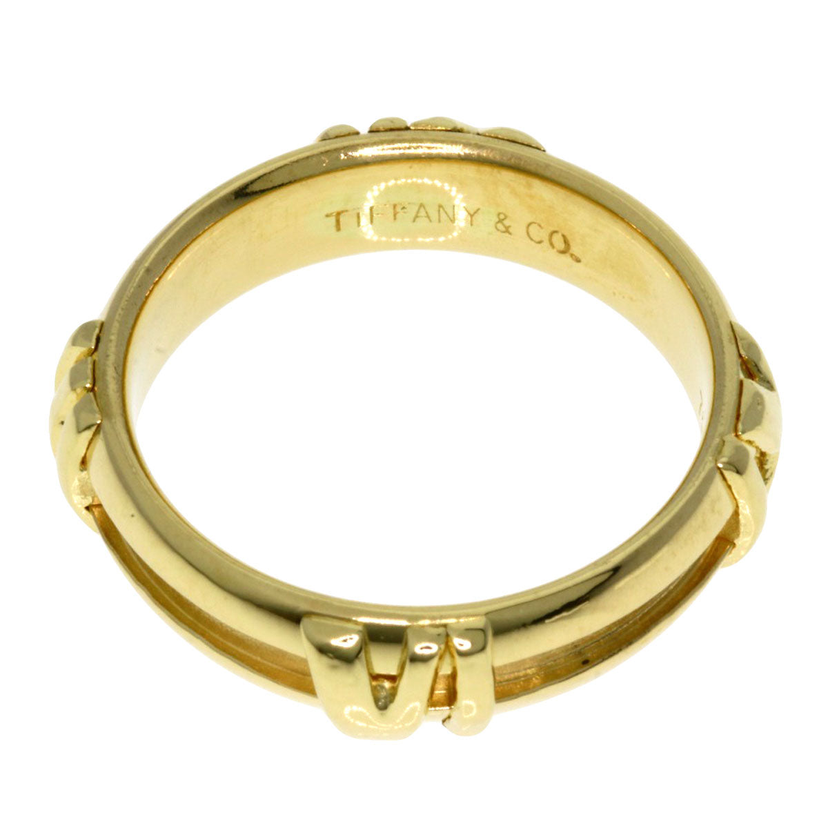 TIFFANY&Co.   Ring Atlas K18 Yellow Gold Ladies
