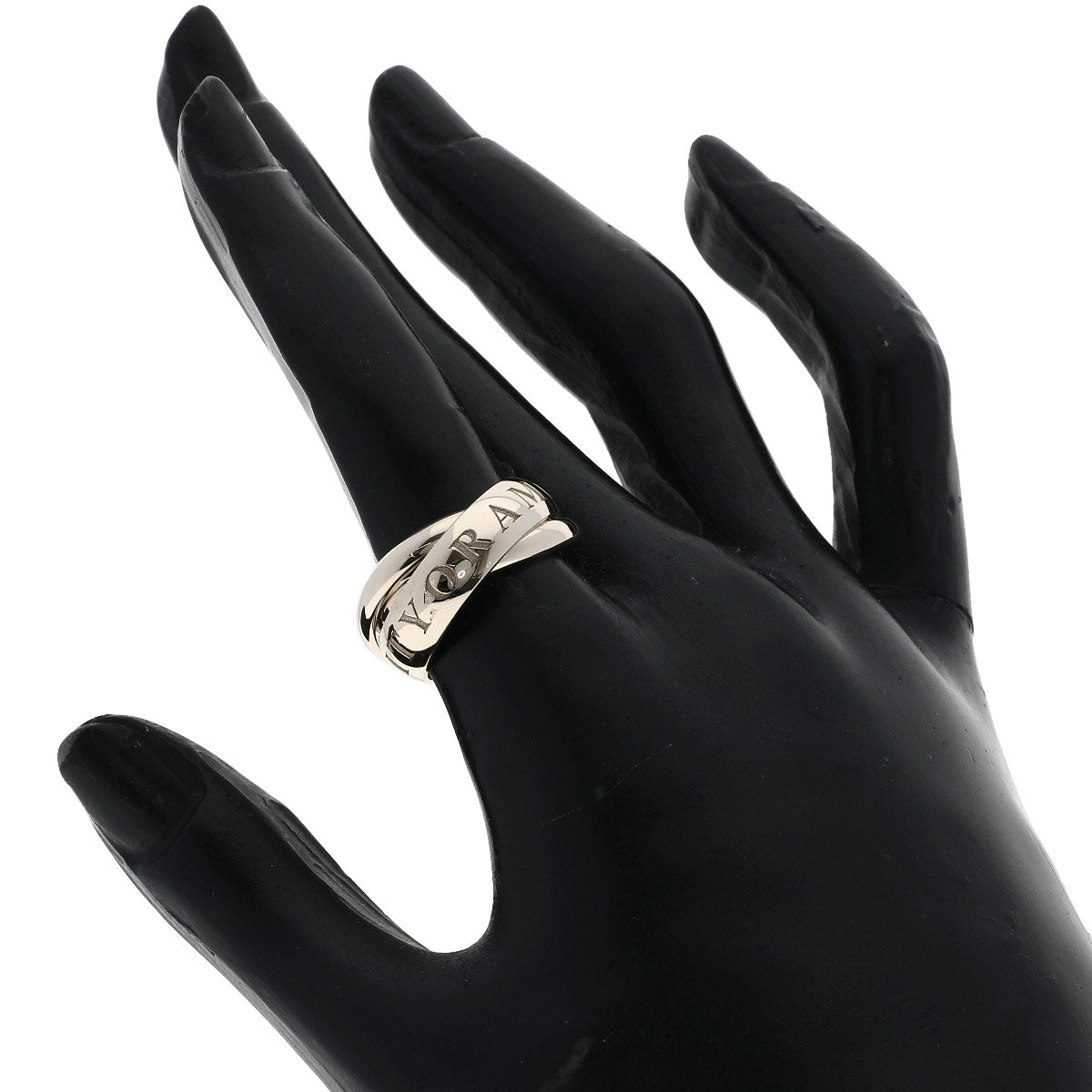 CARTIER   Ring Trinity #51 K18 White Gold Ladies