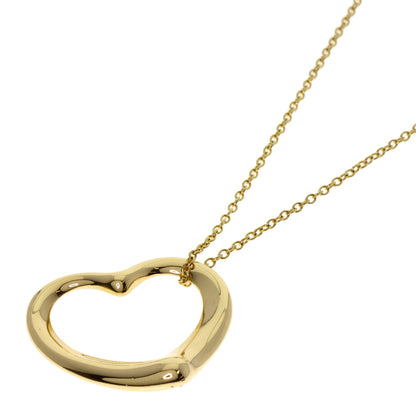 TIFFANY&Co.   Necklace Open heart K18 Yellow Gold Ladies