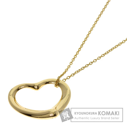 TIFFANY&Co.   Necklace Open heart K18 Yellow Gold Ladies