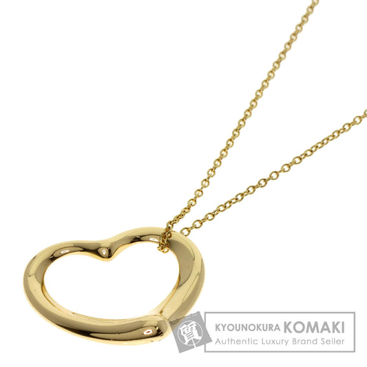TIFFANY&Co.   Necklace Open heart K18 Yellow Gold Ladies