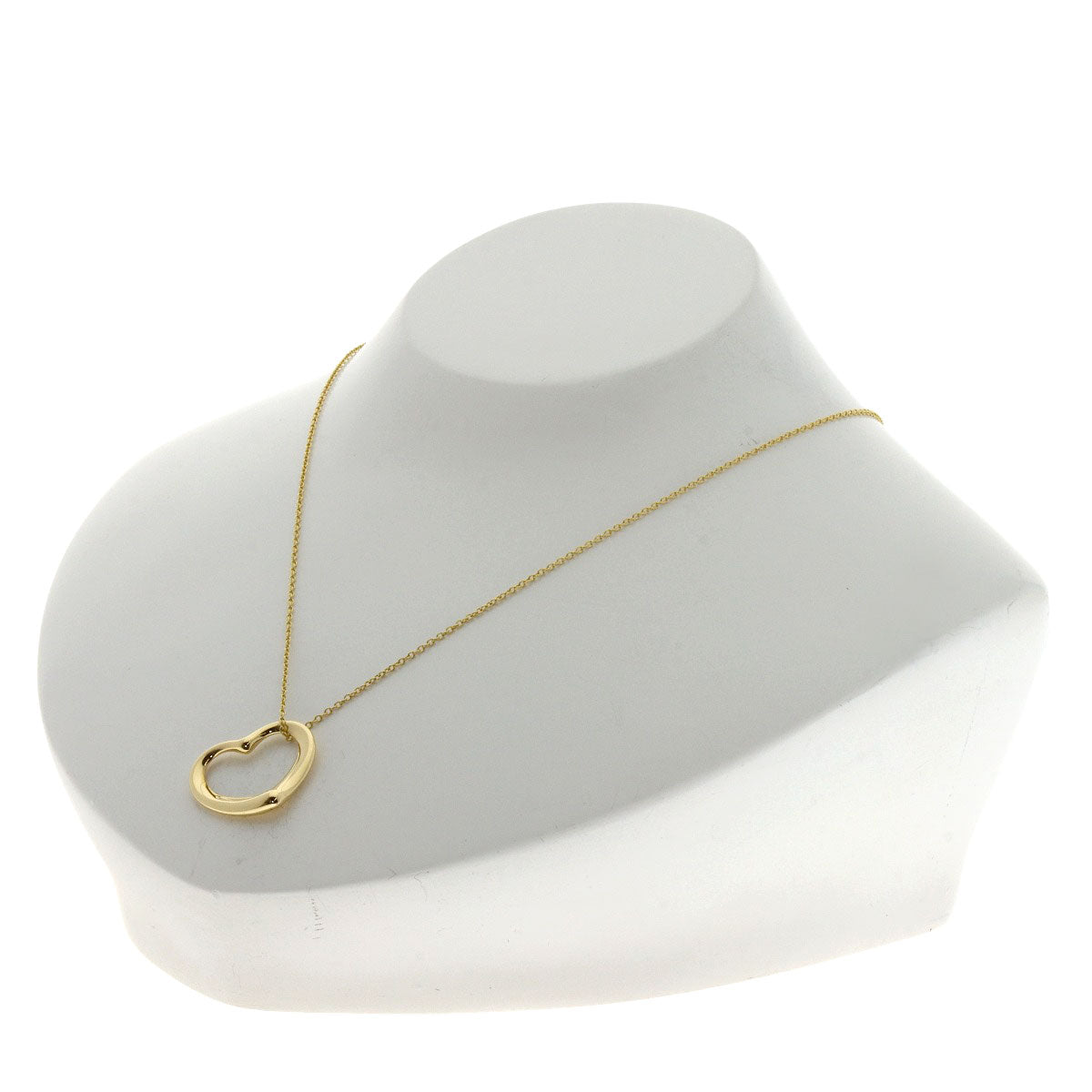 TIFFANY&Co.   Necklace Open heart K18 Yellow Gold Ladies