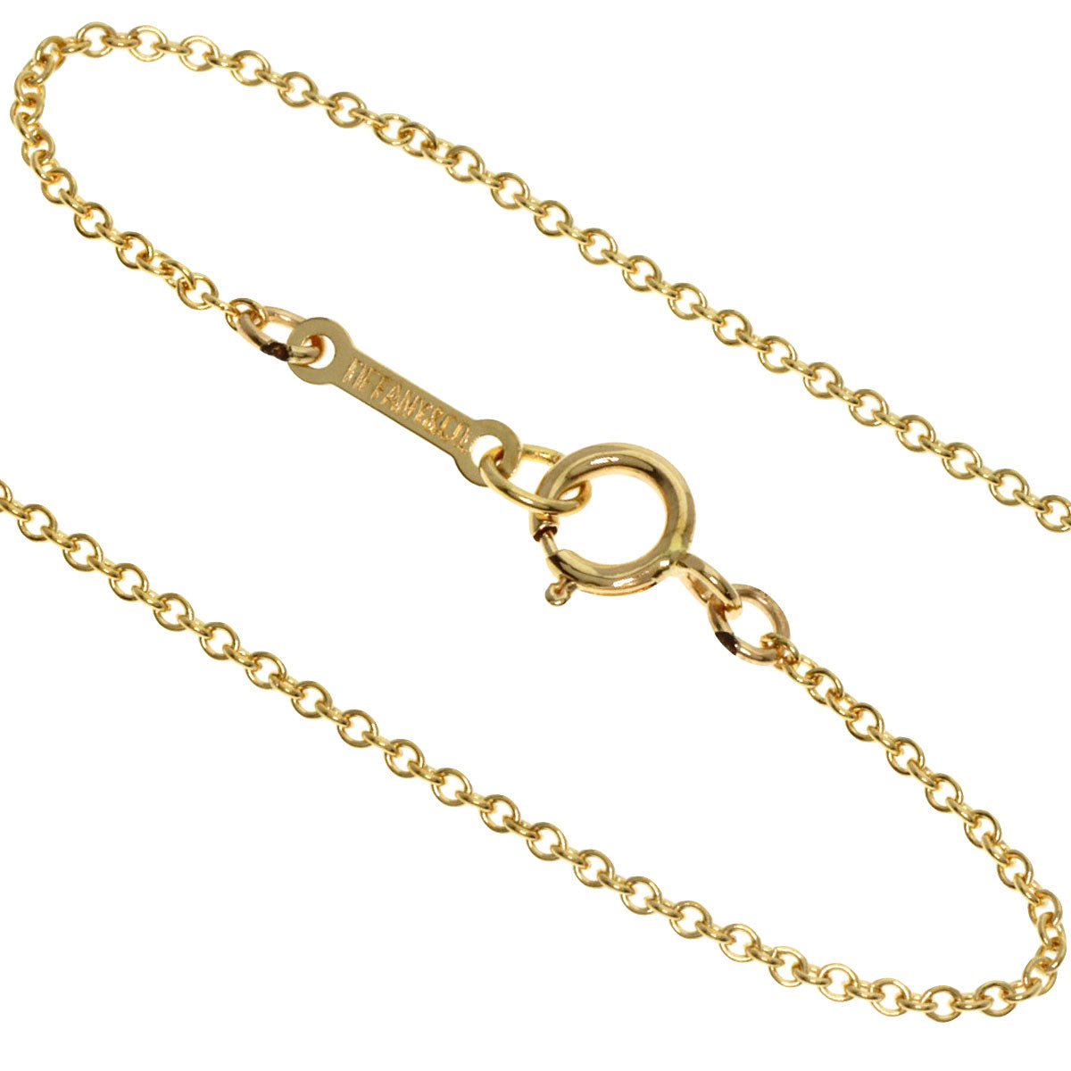 TIFFANY&Co.   Necklace Open heart K18 Yellow Gold Ladies