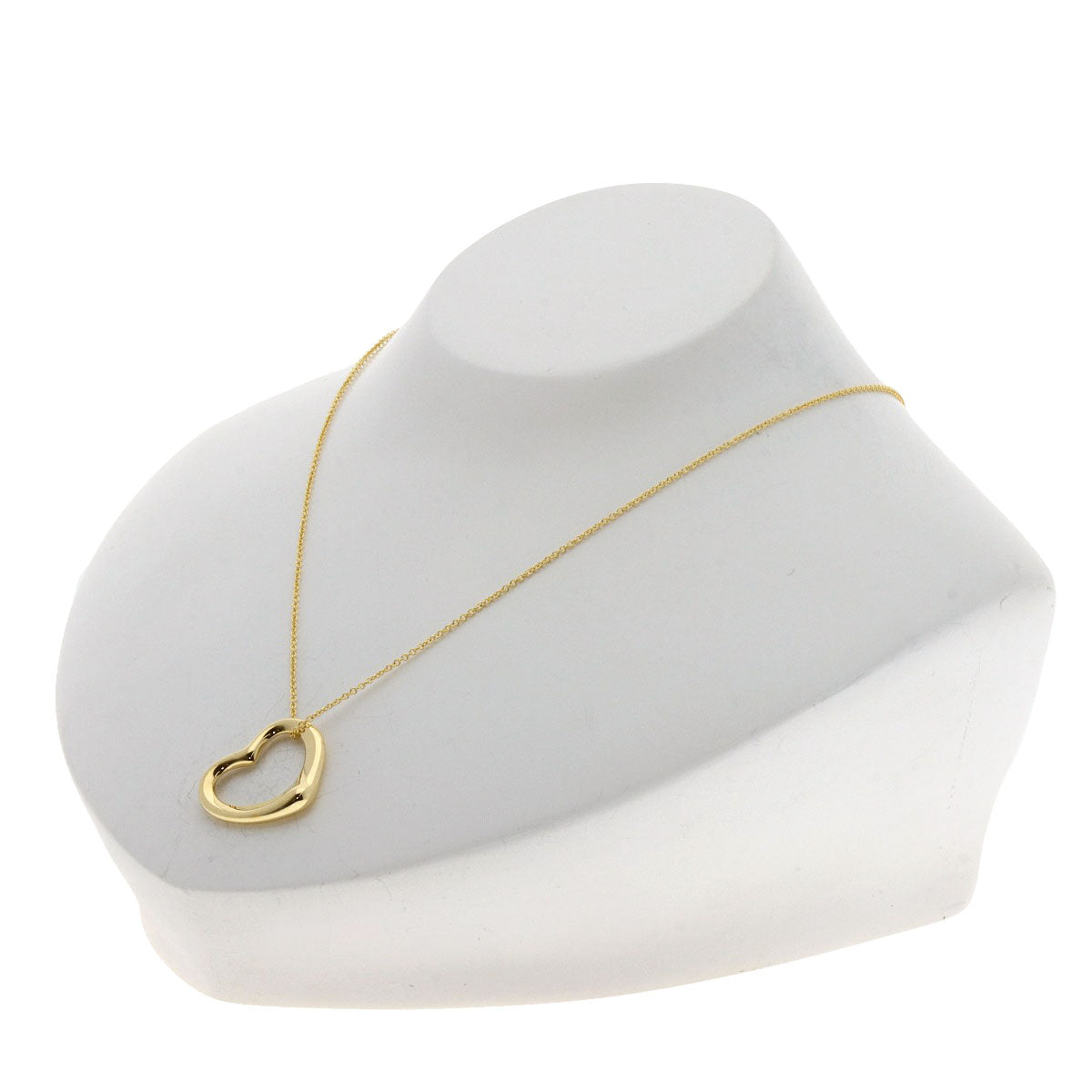 TIFFANY&Co.   Necklace Open heart K18 Yellow Gold Ladies