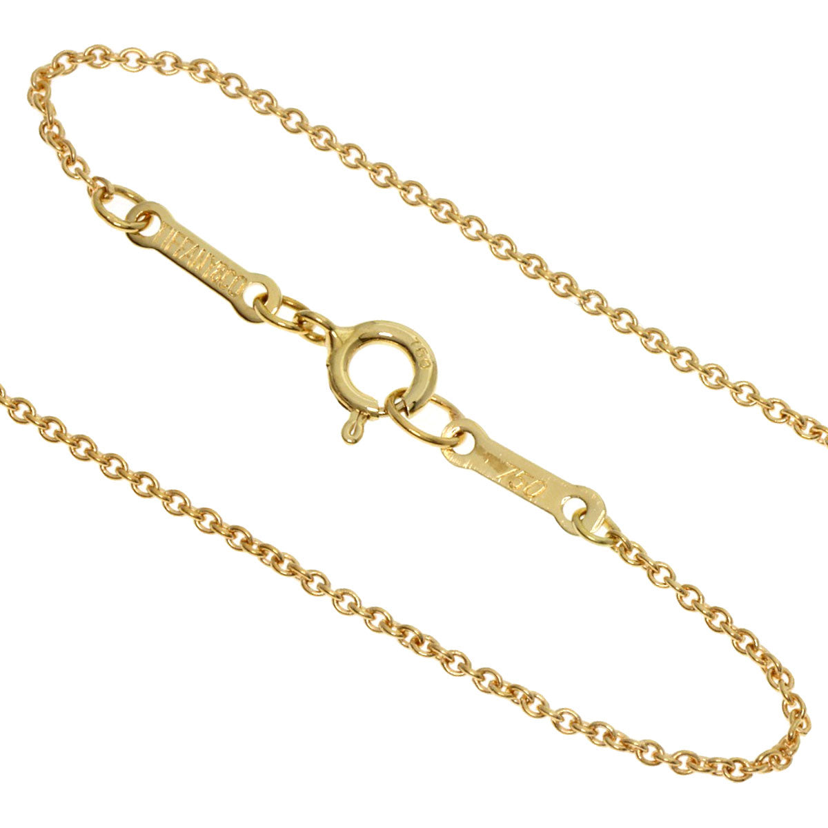 TIFFANY&Co.   Necklace open teardrop K18 Yellow Gold Ladies