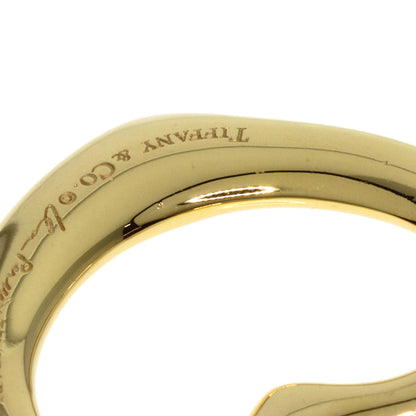 TIFFANY&Co. Open heart Pendant top K18 Yellow Gold Ladies [Used]