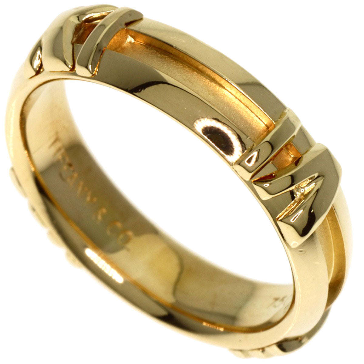 TIFFANY&Co.   Ring Atlas K18 Yellow Gold Ladies