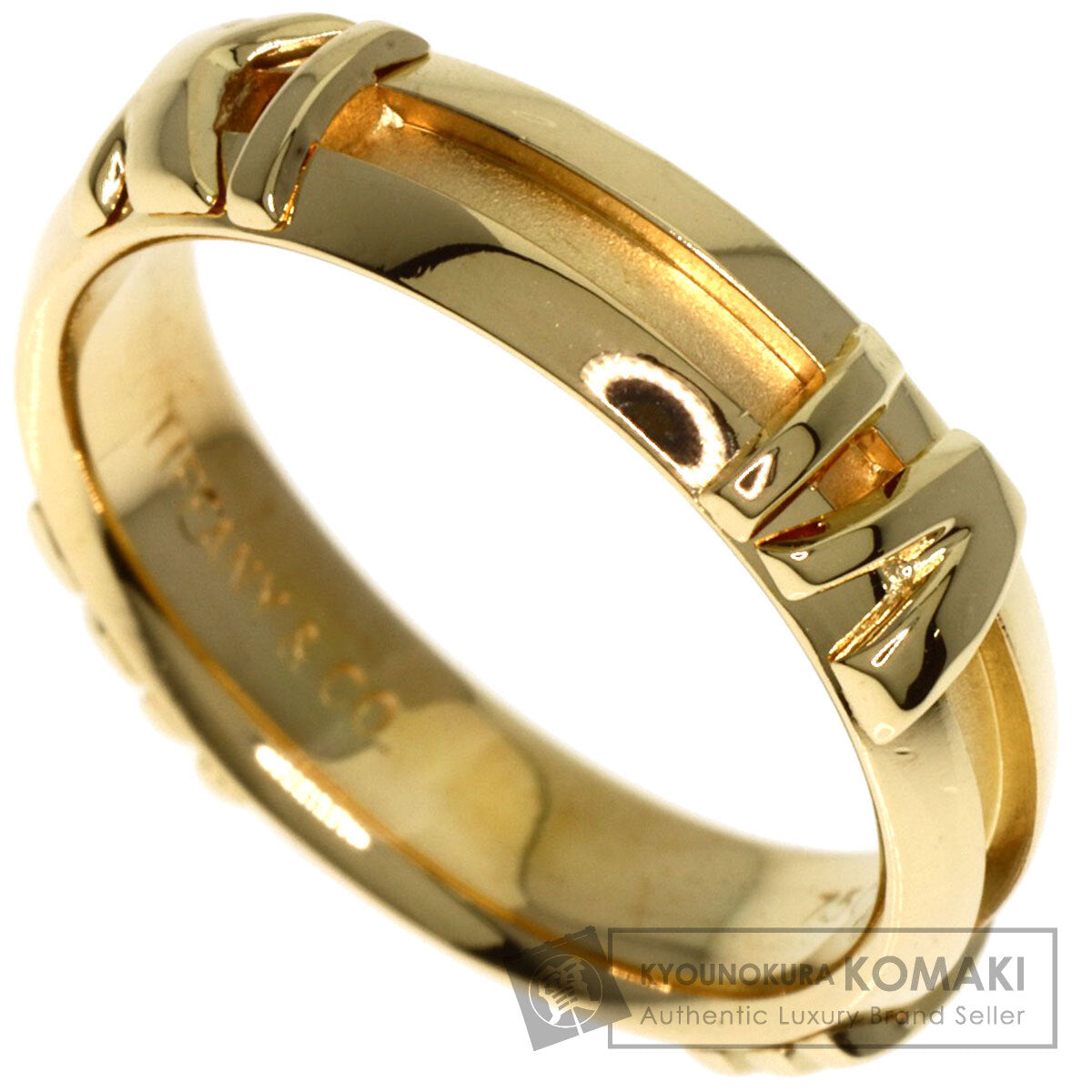 TIFFANY&Co.   Ring Atlas K18 Yellow Gold Ladies