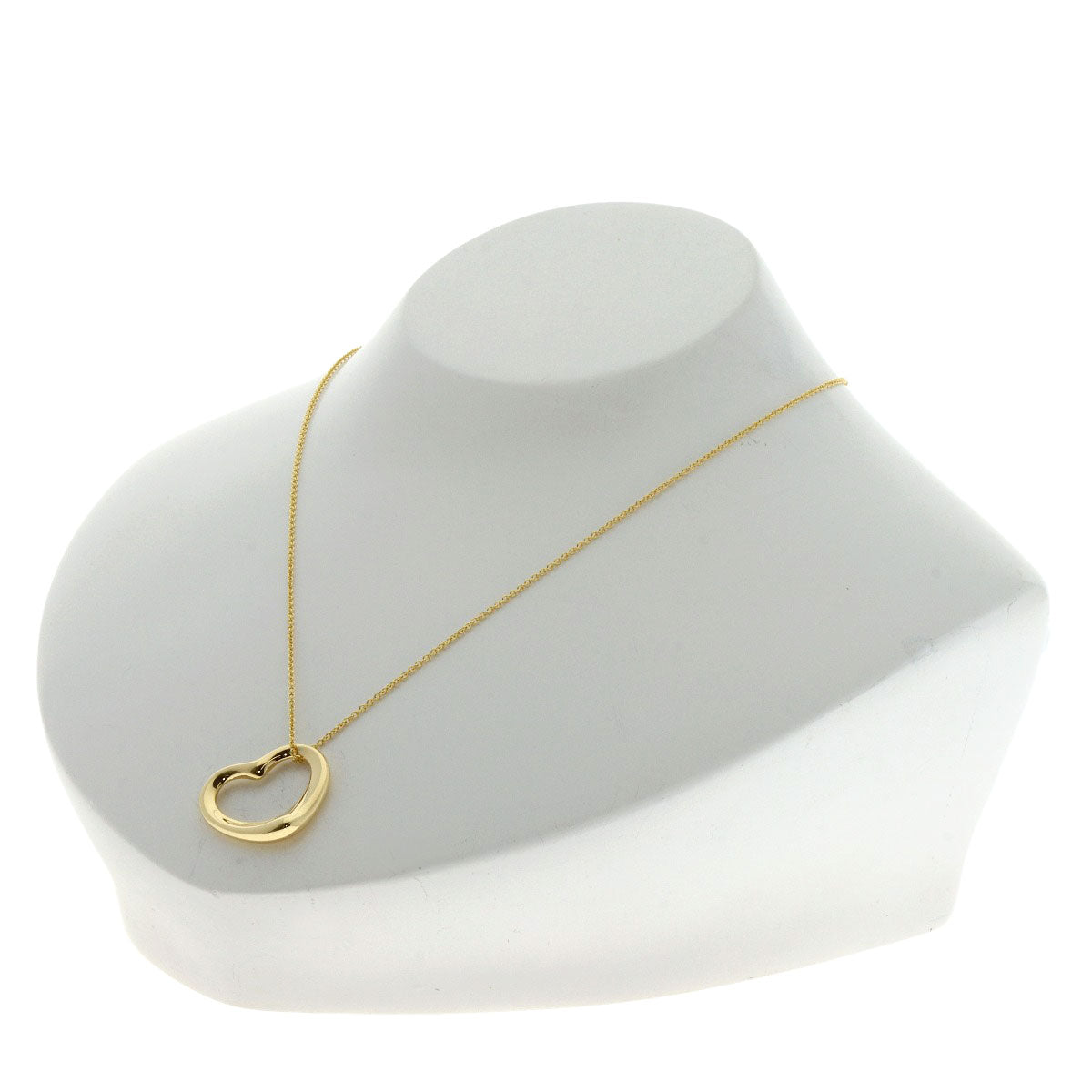 TIFFANY&Co.   Necklace Open heart K18 Yellow Gold Ladies
