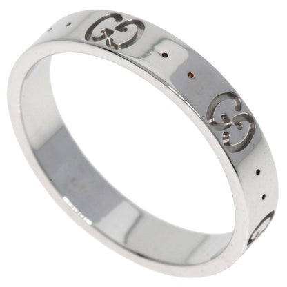GUCCI   Ring Icon # 18 K18 White Gold Ladies